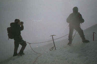18,000 feet on Cotopaxi, Ecuador