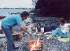 Camping on Boston Harbor Islands SP.